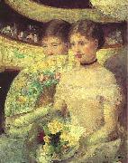 Mary Cassatt The Loge painting